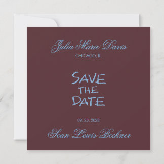 Handgeschreven save the date