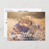 Handgeschreven Save the Date Briefkaart (Voorkant / Achterkant)