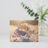 Handgeschreven Save the Date Briefkaart (Staand voorkant)
