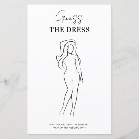 Handgeschreven schets de jurk Vrijgezellenfeest sp (Voorkant)