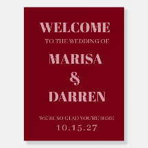 Handgeschreven schrift Roze & Rood Aangepaste huwe