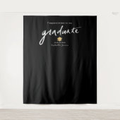 Handgeschreven script achtergrond prop wit afstude wandkleed (Voorkant)