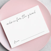 Handgeschreven Script Afstuderen Advies voor het A Informatiekaartje