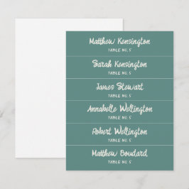 Handgeschreven Script Custom Name Wedding Place Ca