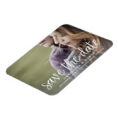 Handgeschreven script | De foto bewaart de Datum Magneet (Linkerzijde)