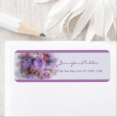 Handgeschreven script elegant Flowers schilderen r Etiket (Insitu)