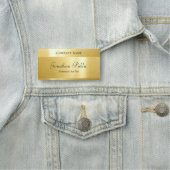 Handgeschreven script elegant modern Glamoureus Go Naamplaatje (In situ)