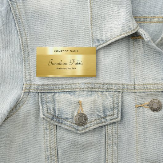 Handgeschreven script elegant modern Glamoureus Go Naamplaatje (In situ)