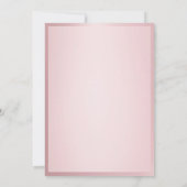 Handgeschreven Script Elegant Roos Gouden Sjabloon (Achterkant)