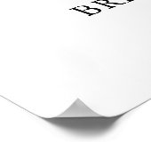 Handgeschreven script elegant Weddenschap Welkomst Poster (Hoek)