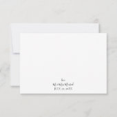 Handgeschreven script & foto bruiloft bedankkaart (Achterkant)