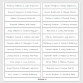 Handgeschreven Script Gastnamen Labels Wit (Vel)