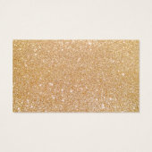 Handgeschreven Script Gold Glitter Bedankt Visitekaartjes (Achterkant)