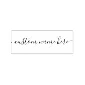 Handgeschreven script handgeschreven aangepaste na rubberstempel (Afrduk)