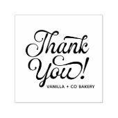 Handgeschreven script klant bedankt  zelfinktende stempel (Design)