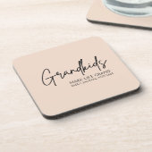 Handgeschreven Script Kleinkinderen maken het leve Bier Onderzetter (Linkerzijde)