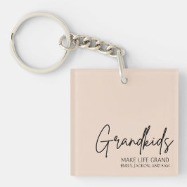 Handgeschreven Script Kleinkinderen maken het leve Sleutelhanger