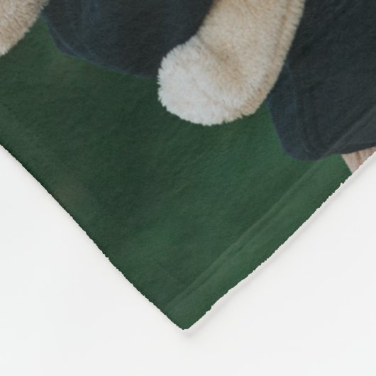 Handgeschreven Script Love You Tunt (Name) 6-Photo Fleece Deken (Hoek)