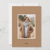 Handgeschreven script Merry 2 Photo Feestdagenkaart (Achterkant)