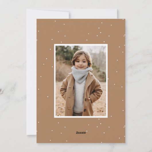 Handgeschreven script Merry 2 Photo Feestdagenkaart (Achterkant)