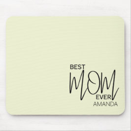 Handgeschreven script minimalistisch beste moeder muismat