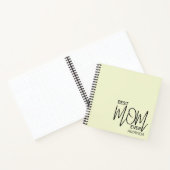Handgeschreven script minimalistisch beste moeder notitieboek (Binnen)
