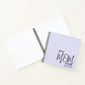 Handgeschreven script minimalistisch beste moeder notitieboek (Binnen)