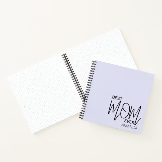 Handgeschreven script minimalistisch beste moeder notitieboek (Binnen)