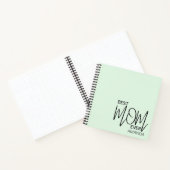 Handgeschreven script minimalistisch beste moeder notitieboek (Binnen)