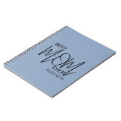 Handgeschreven script minimalistisch beste moeder notitieboek (Linkerzijde)