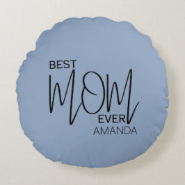 Handgeschreven script minimalistisch beste moeder rond kussen