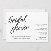 Handgeschreven script minimalistisch Vrijgezellenf Kaart (Voorkant)