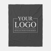 Handgeschreven script Modern Creëer Uw eigen foto Fleece Deken (Voorkant)