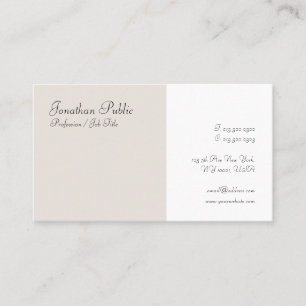 Handgeschreven script Modern Elegant Minimalist Visitekaartje