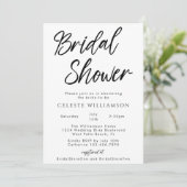 Handgeschreven script Modern minimalistisch Vrijge Kaart (Staand voorkant)