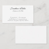 Handgeschreven Script Modern Sjabloon Professional Visitekaartje (Voorkant / Achterkant)