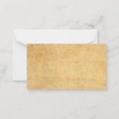 Handgeschreven Script Monogram  Classic Look Notitiekaartje (Achterkant)