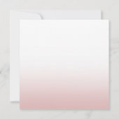 Handgeschreven Script Name Roos Gold Elegant Sjabl Notitiekaartje (Achterkant)