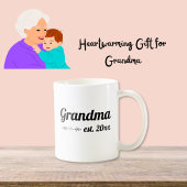 Handgeschreven script Oma vastgesteld Jaar Koffiemok