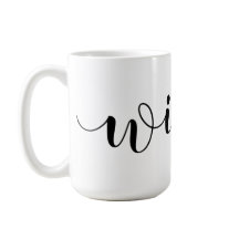 Handgeschreven script omhuld met "Wifey"