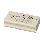 Handgeschreven Script Sla Onze Datum Op Rubberstempel (Stempel)