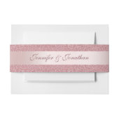 Handgeschreven script tekst rendy Roos Gold legant Uitnodigingen Wikkel (Voorkant Voorbeeld)