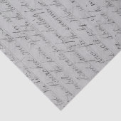  handgeschreven script tissuepapier (Detail)