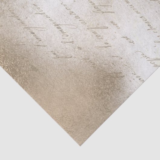 handgeschreven script tissuepapier (Detail)