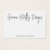 Handgeschreven Script Typografie die de Kaart van  (Voorkant)