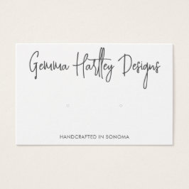 Handgeschreven Script Typografie die de Kaart van 