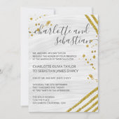 Handgeschreven script Typografie Gold Elegant Kaart (Voorkant)