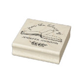 Handgeschreven script uit de bibliotheek van het b rubberstempel (Stempel)