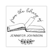 Handgeschreven script uit de bibliotheek van het b rubberstempel (Afrduk)