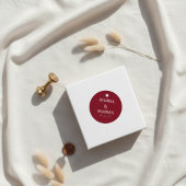 Handgeschreven Script Whimsical Pink Custom Weddin Bedankjes Labels